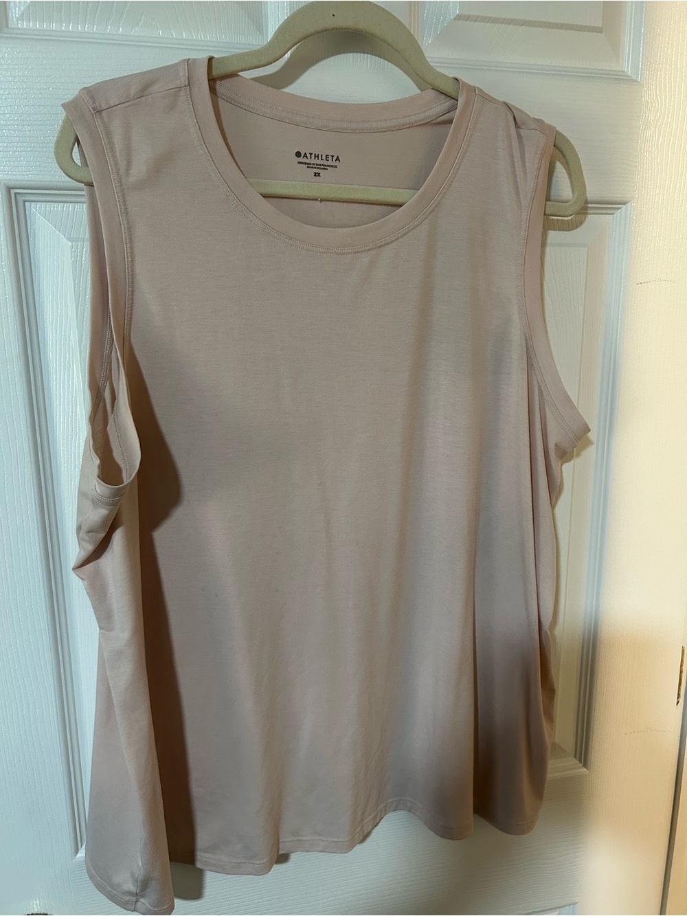Athleta Light Blush Pink Tank Top